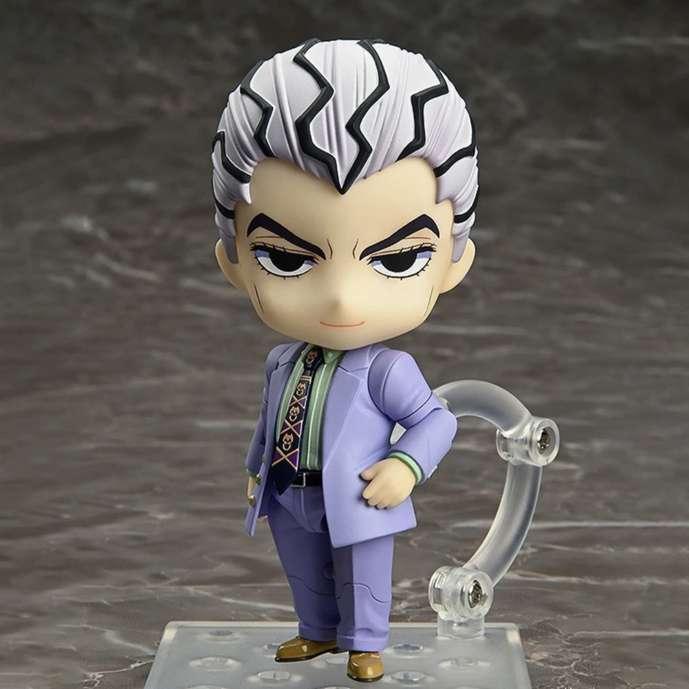 JOJO Anime Kira Yoshikage Figure debout Pose figurine Mini version modèle décorations de bureau Collection enfant jouet cadeau 10 cm