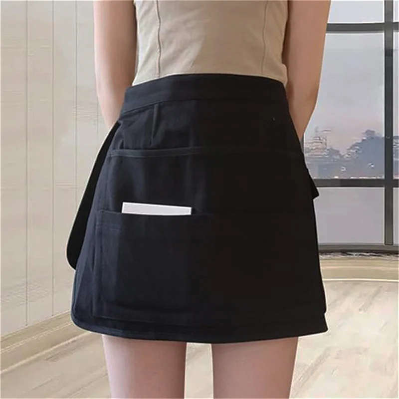 2024 Multipocket Apron Garden Tool Belt Gardening Apron Utility Belt for Home Improvement Housekeeping Half Waist Apron for Home