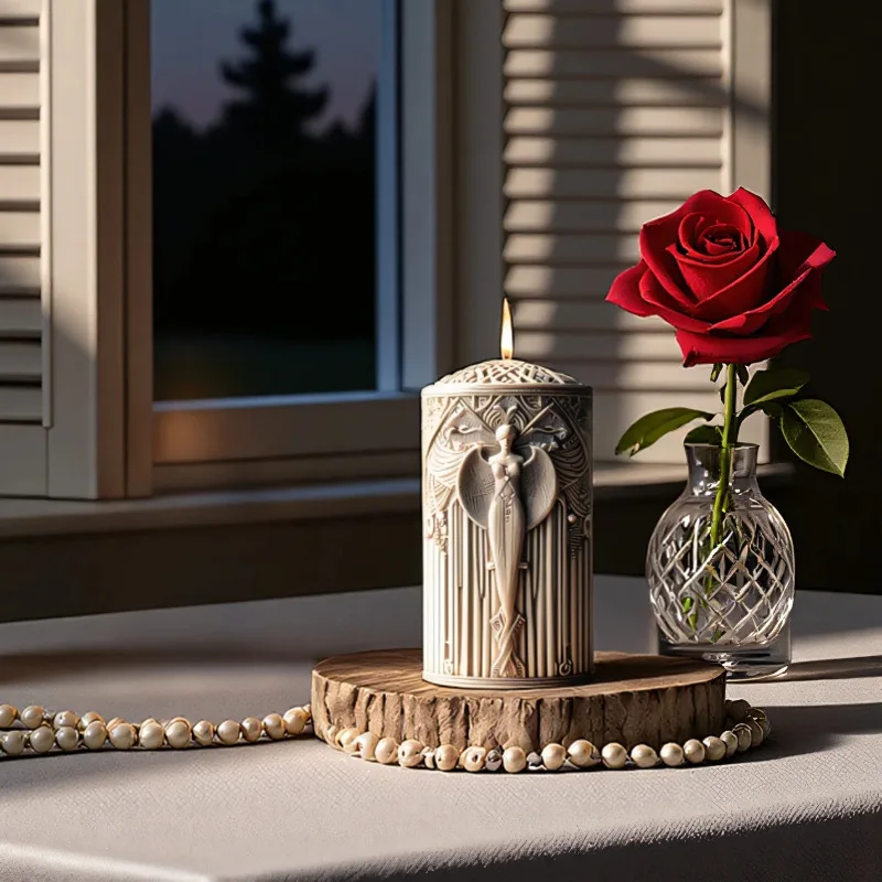 Statue de déesse sans bras, moule en Silicone, bricolage, Portrait artistique, modélisation, plâtre, résine, moules à bougies pour la fabrication de bougies, fournitures