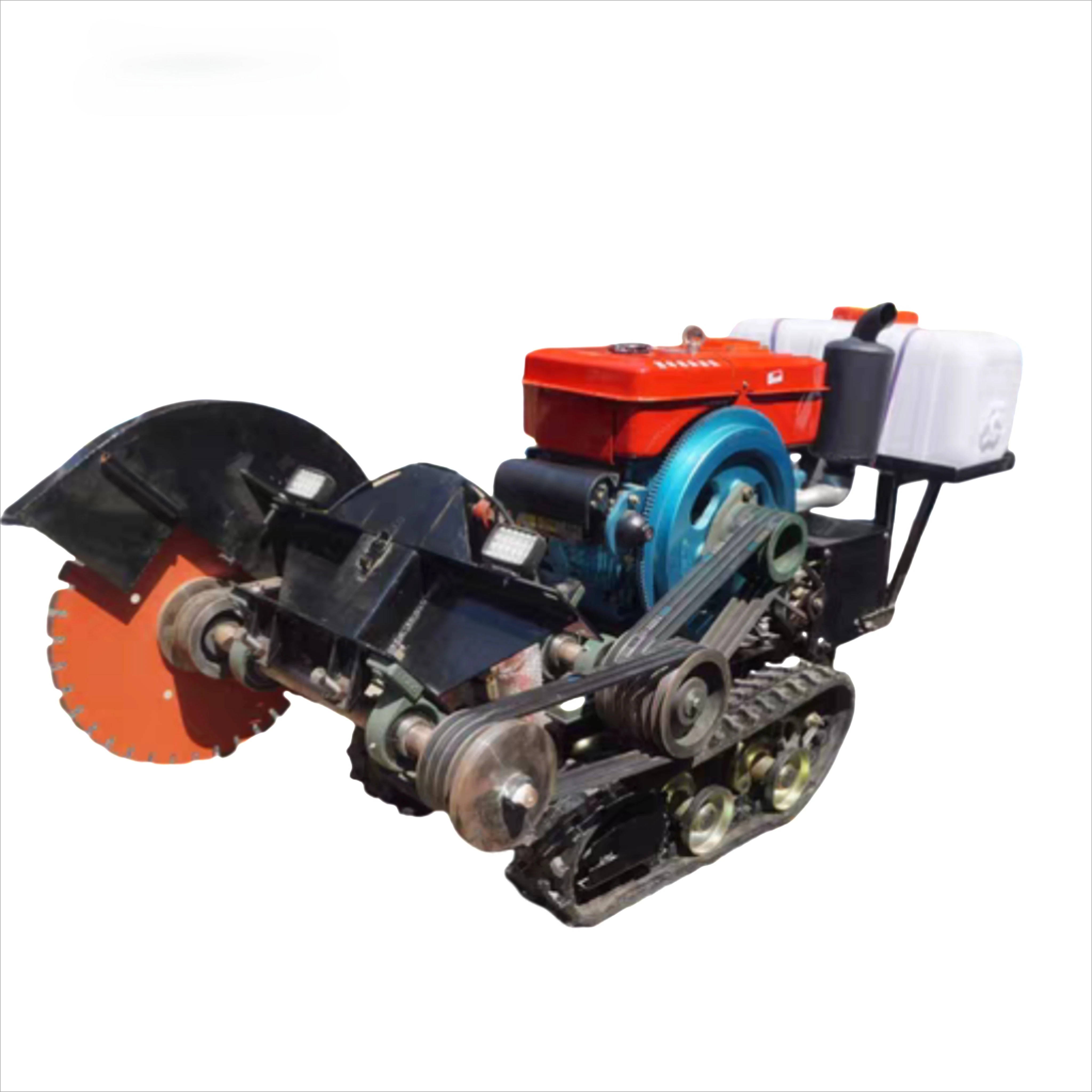 Diesel-powered Fast Cutting Crawler Road Cutter Concrete Pavement Industry Remote-Controlled Machine