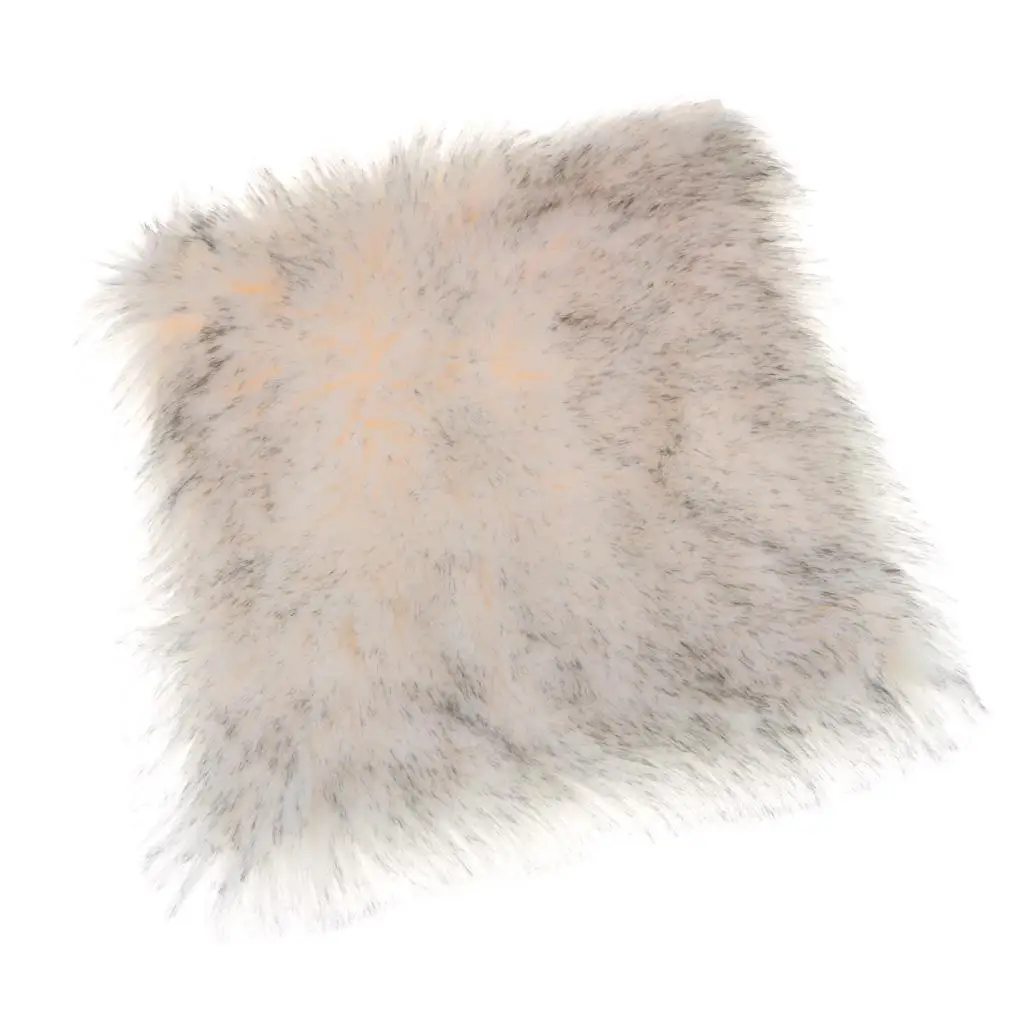 Plush Floor Cushion Furry Seat Mat Cozy Area Rug Non-slip Carpet for Bedroom Baby Nursery