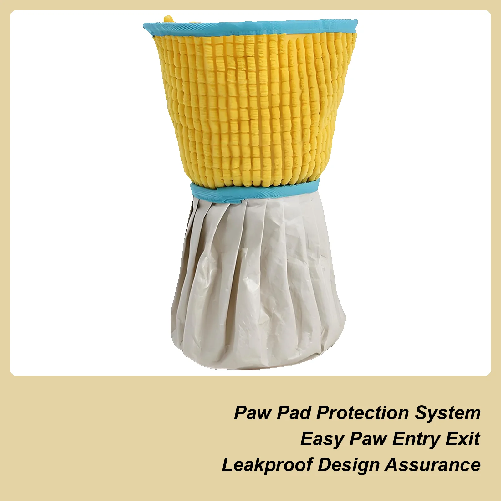 

Чашка для чистки лап собаки, водонепроницаемая подкладка, нескользящие принадлежности, принадлежности для мойки ног для ухода, мытья ног, купания на открытом воздухе