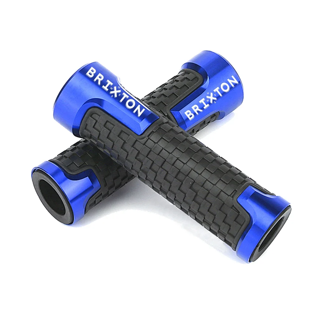 Universal CNC Handlebar Grips Handle Bar Covers Cap Motorcycle Accessories For BRIXTON Cromwell 125 250 1200 Crossfire 500 Storr
