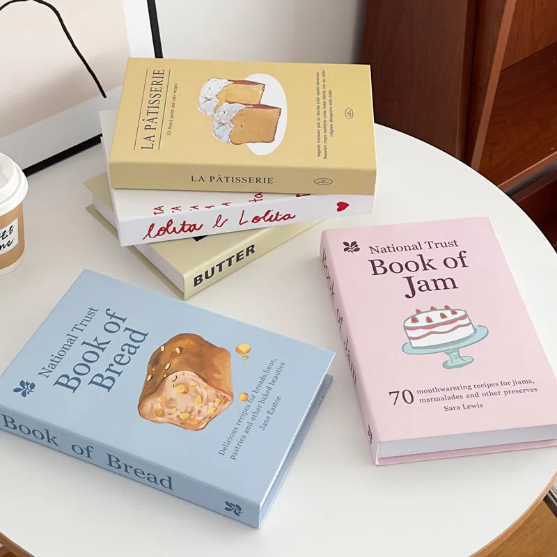 Cutelife Ins Cute Yellow Fake Books Decoration Retro Home Interior Decoration Coffee Table Photo Props Accessories Ornaments
