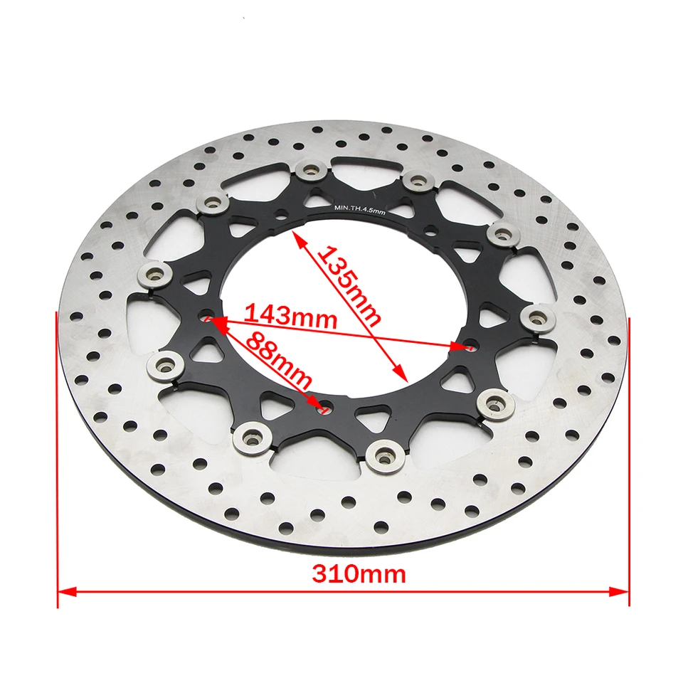 310mm Motorcycle Front Brake Disc Rotor For Yamaha YZF-R1 R1 2009