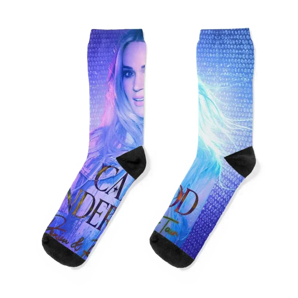 

denim & rhinestones carrie tour 2022 masmay Socks golf japanese fashion floral Socks For Women Men's