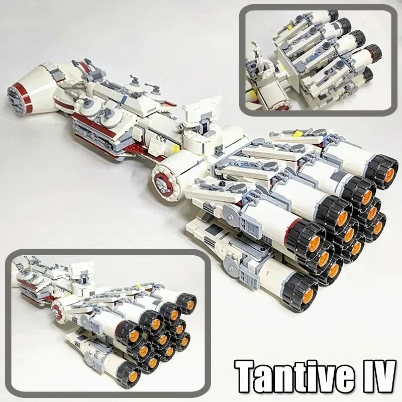

In Stock Star Battle UCS Tantive IV Rebel Imperial Armada Galactic Empire Jedi Sith Saga Building Block Toy Christmas Gift75244