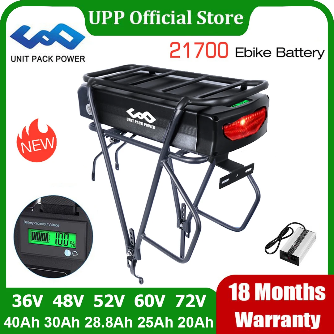 

Литиевый аккумулятор для электровелосипеда, 72 в, 52 в, 48 В, 36 В