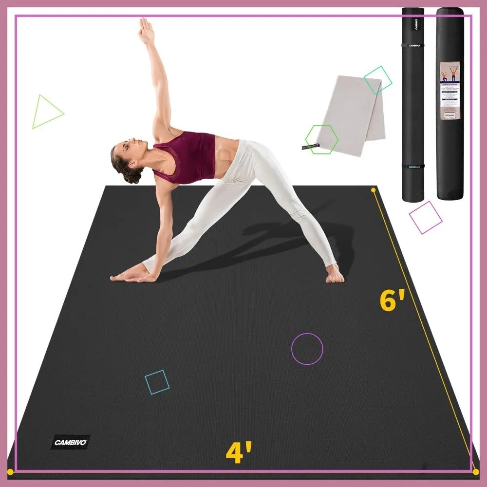 

Extra Large Non Slip Yoga Mat 72x48 Inches for Women Men Workout Pilates Fitness