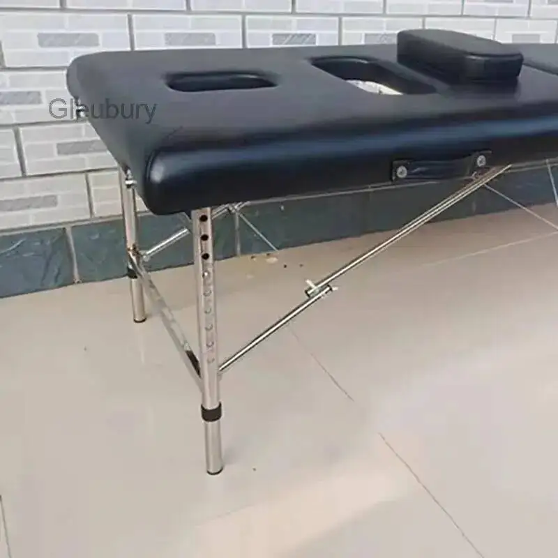 Multifunctional Portable Lightweight Table Trendy Elegant Massage Adult Massage Bed With Opening For Breasts Muebles Furniture