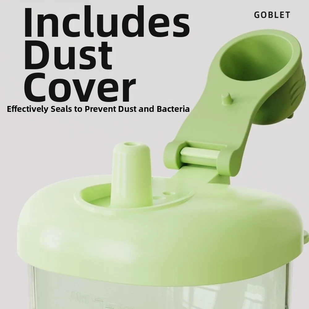 

Милая непроливаемая чашка-гоблет с крышкой, пластиковая чашка-непроливайка с мерными отметками, поильник для малышей