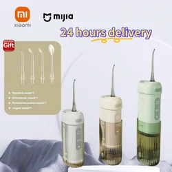 Irrigador Oral portátil xiaomi mijia 2024, dispositivo de limpieza dental eléctrico de 200ML, 3 modos, irrigador impermeable