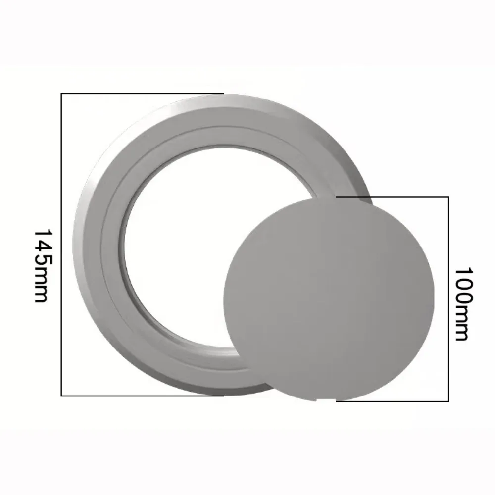 New Round Access Panel Self Adhesive White Wall Hole Cover Removable Access Panel Door