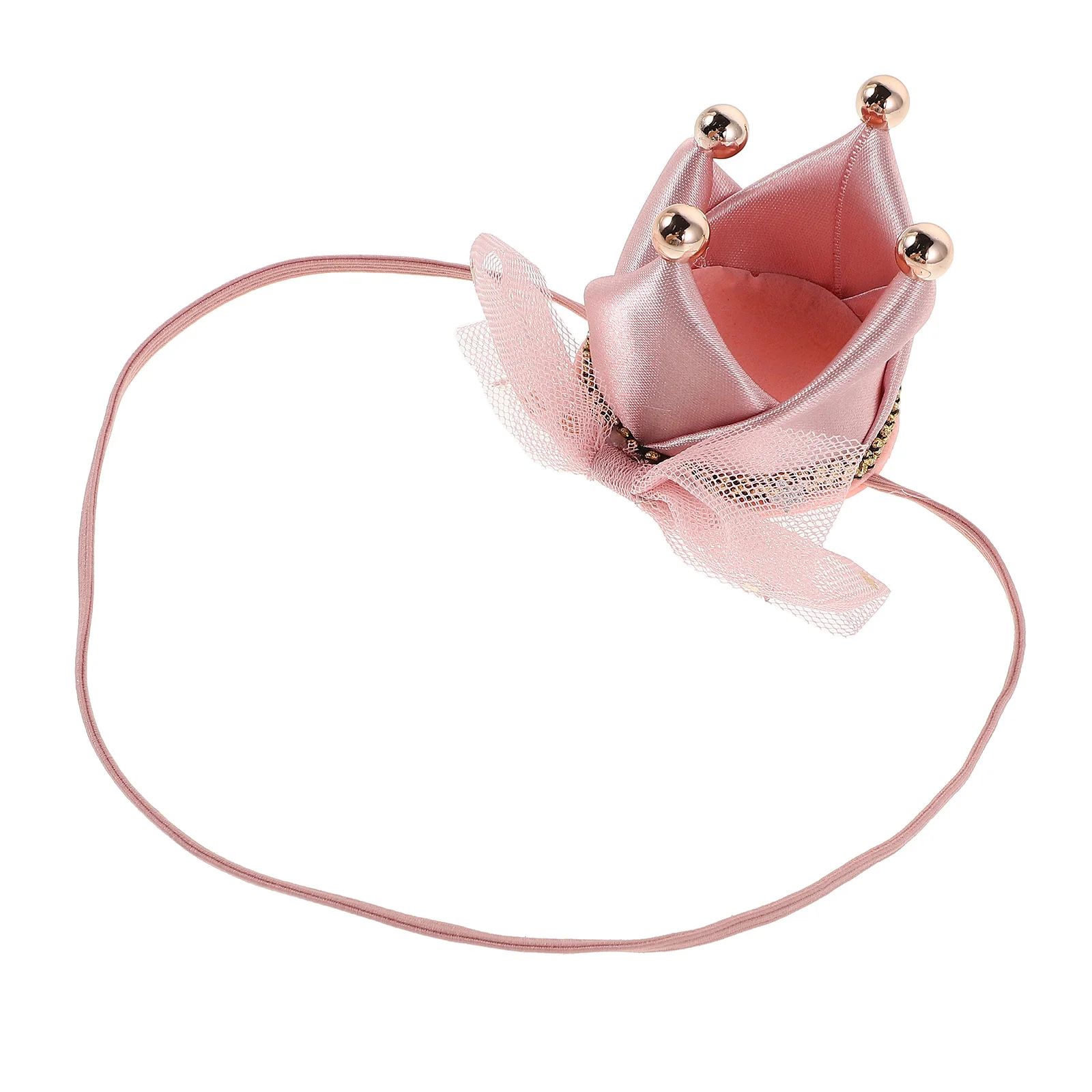 

Toddler Birthday Crown for Girls Princess Party Headband Comfortable Lightweight Elastic Fit Perfect for Photo Shoots First