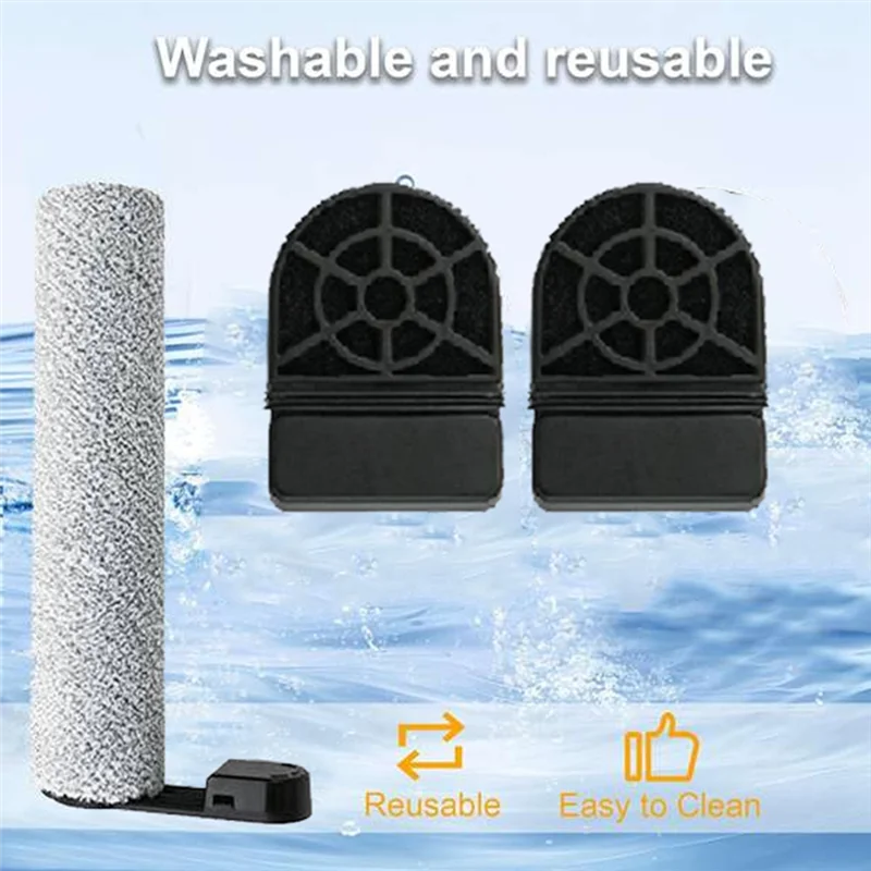 

M04K Vacuum Brush Filter Cleaning Kit For Xiaomi Mijia 3 Max/3 Pro/2 Floor Scrubber Spare Parts Roller Brush Filter