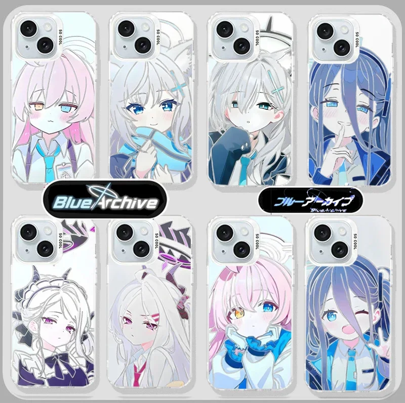 Cute B-Blue A-Archives Phone Case for Samsung Galaxy S26 S25 S24 S23 S22 S21 S20 FE Ultra Edge Plus 4G 5G Anti Fall Matte Cover