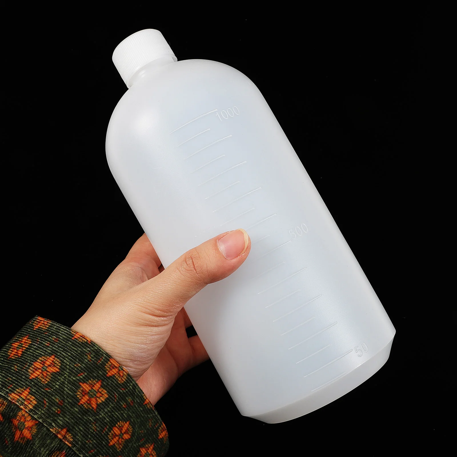 4Pcs Pe Bottles with Caps Chemical Reagent Bottles Durable Leak Proof Liquid Sample Storage Containers Liquid Containers