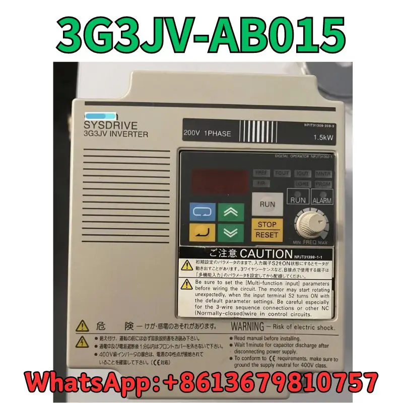 Used Frequency converter 3G3JV-AB015 test OK Fast Shipping