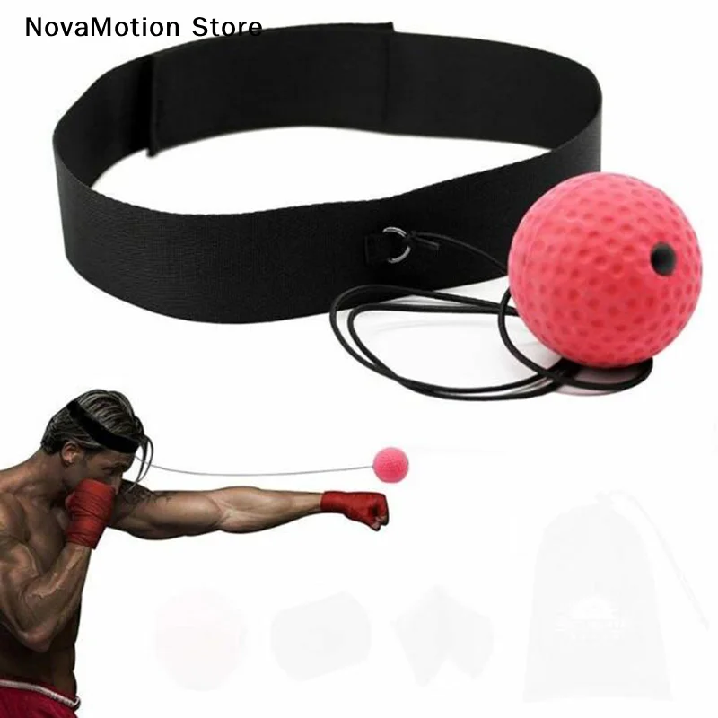[NM]Boxing Reflex Speed Punch Ball Training Hand Eye Coordination Muay Thai Exercise  [NM]