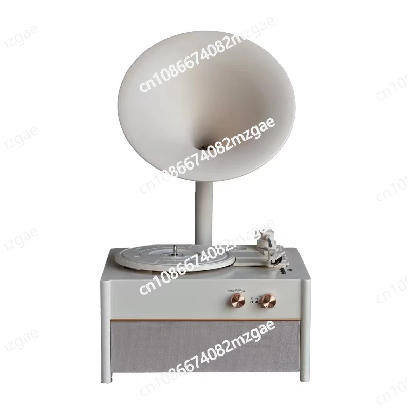 Vinyl Record Player, Phonograph, Bluetooth Stereo, Radio, Multi-functional Integrated Speaker, Living Room Ornament Gift