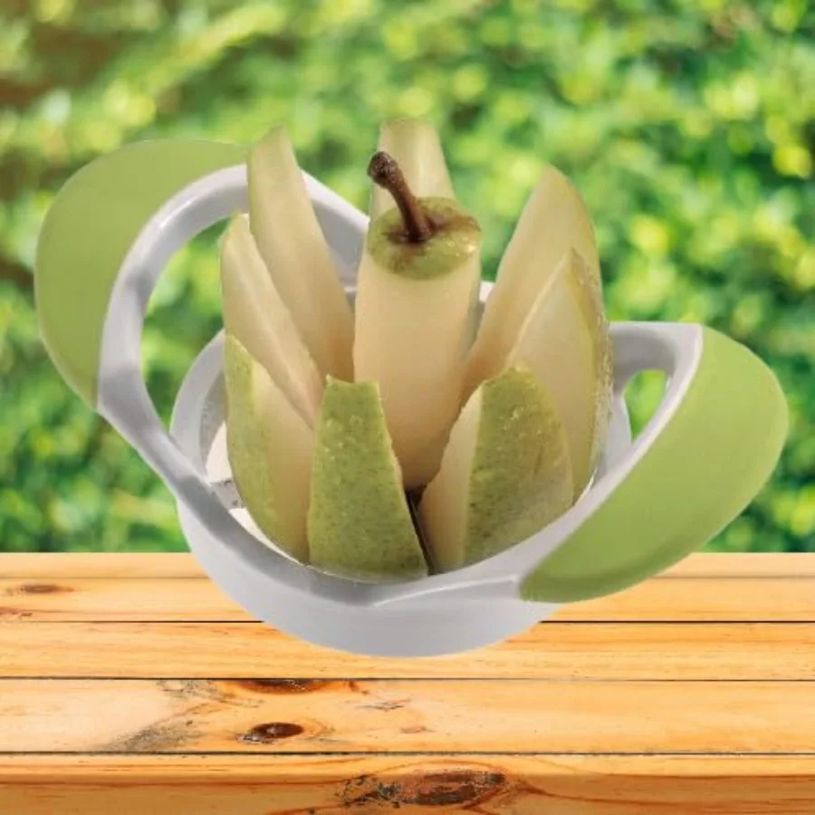 OCEANDEEP Appelsnijder en boorset Roestvrijstalen appelsnijder met zachte grip en verstelbaar potopenergereedschap voor efficiënte F