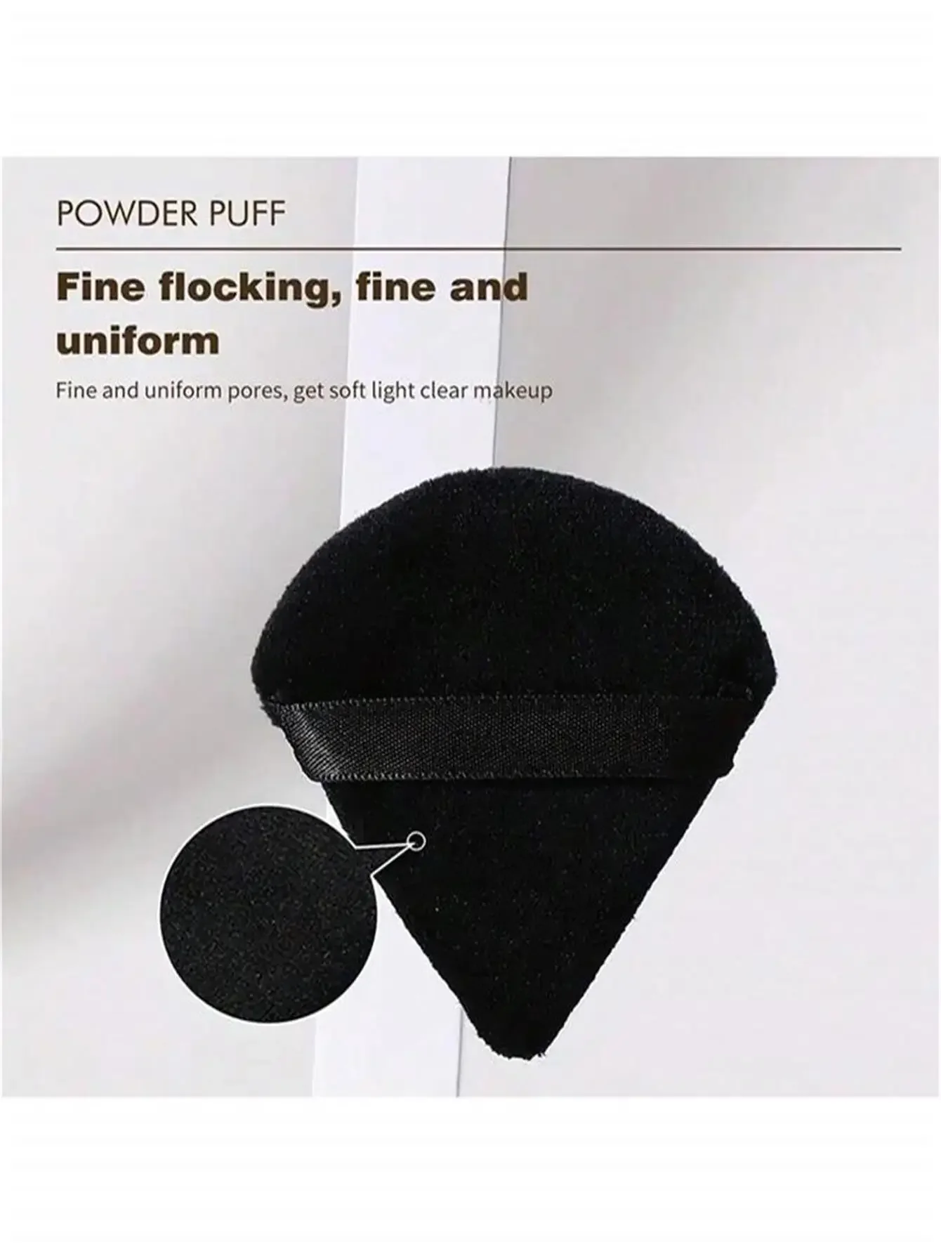5 Pcs Eyes Corner Face Soft Triangle Makeup Sponges Powder Puff Makeup Tool Loose Powder Body Powder Blender Contouring Under
