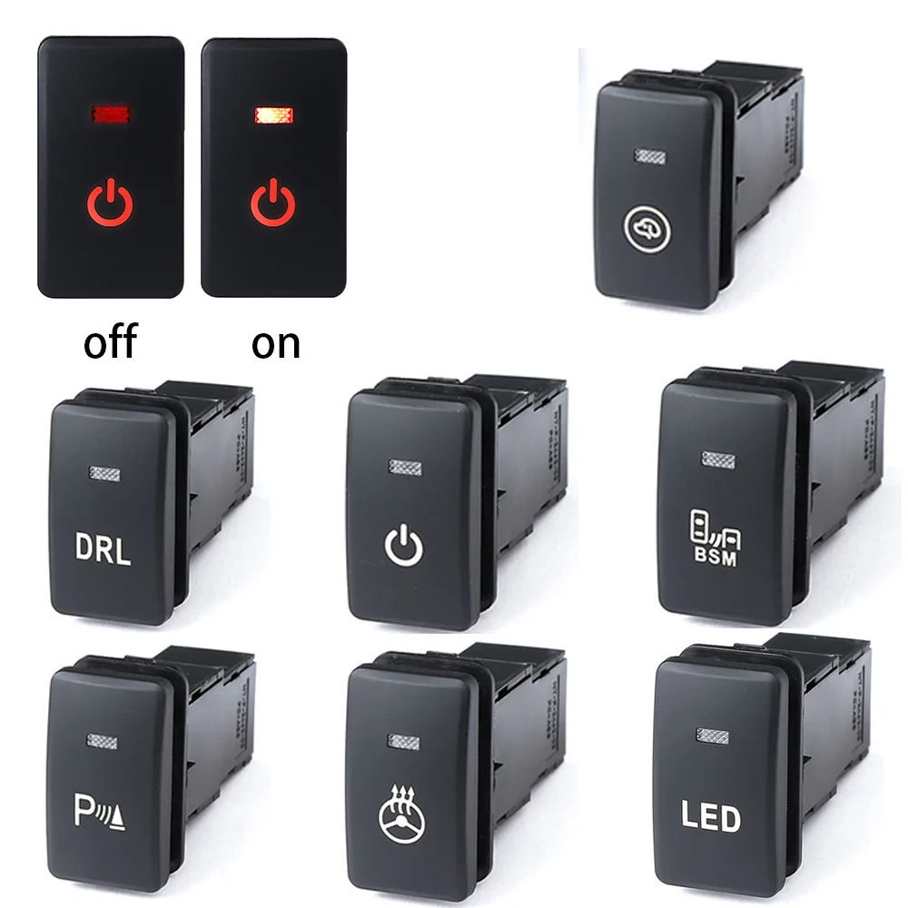 1 шт. подходит для FENGON GLORY 580 DFSK 600 модифицированный BSM DRL светодиодный парковочный радар на руле, переключатель мощности отопления