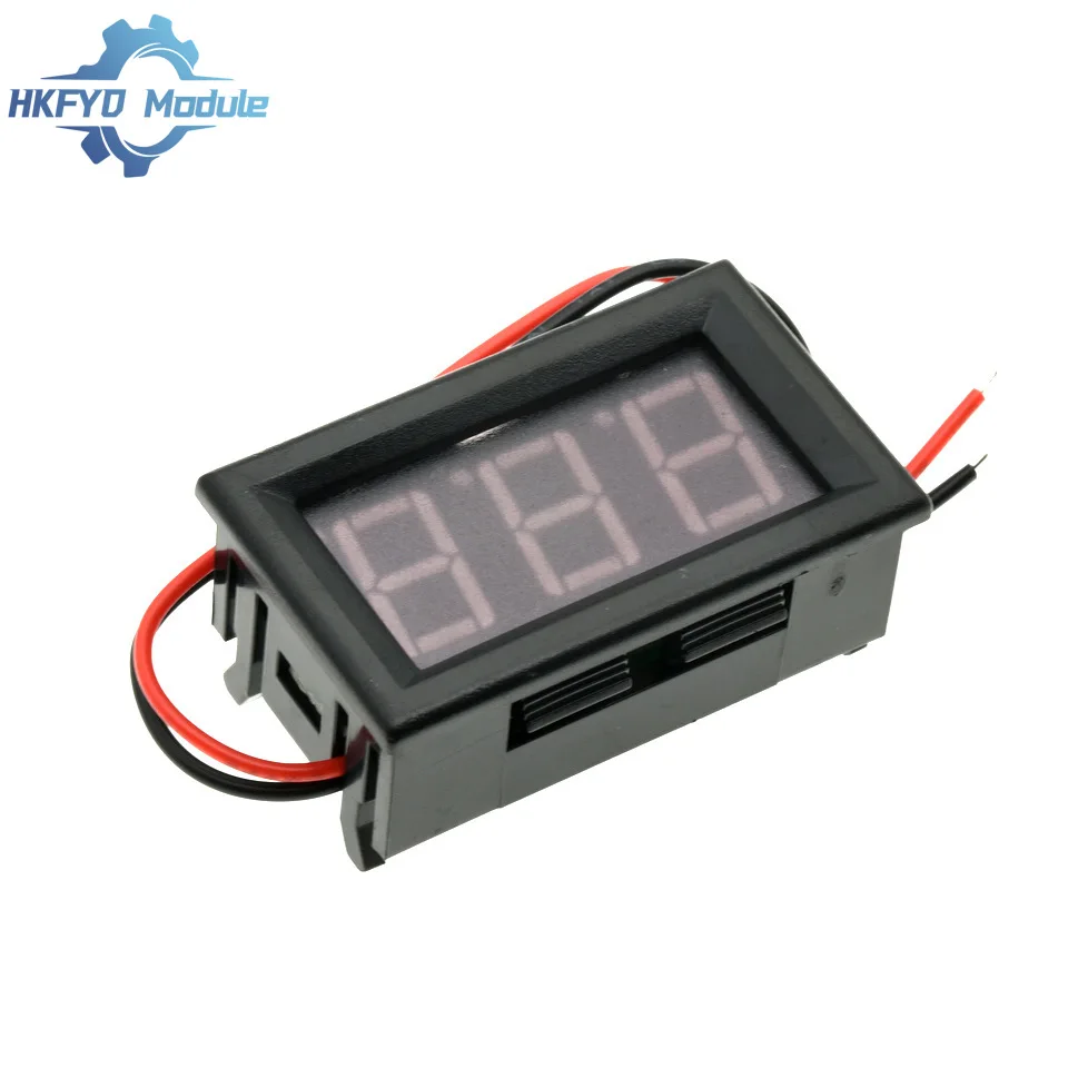 0.56 Inch Mini Red Green Blue LED Display Panel Voltage Meter Voltmeter Home Use Voltage 3 Three Digital DC 4.5V 30V