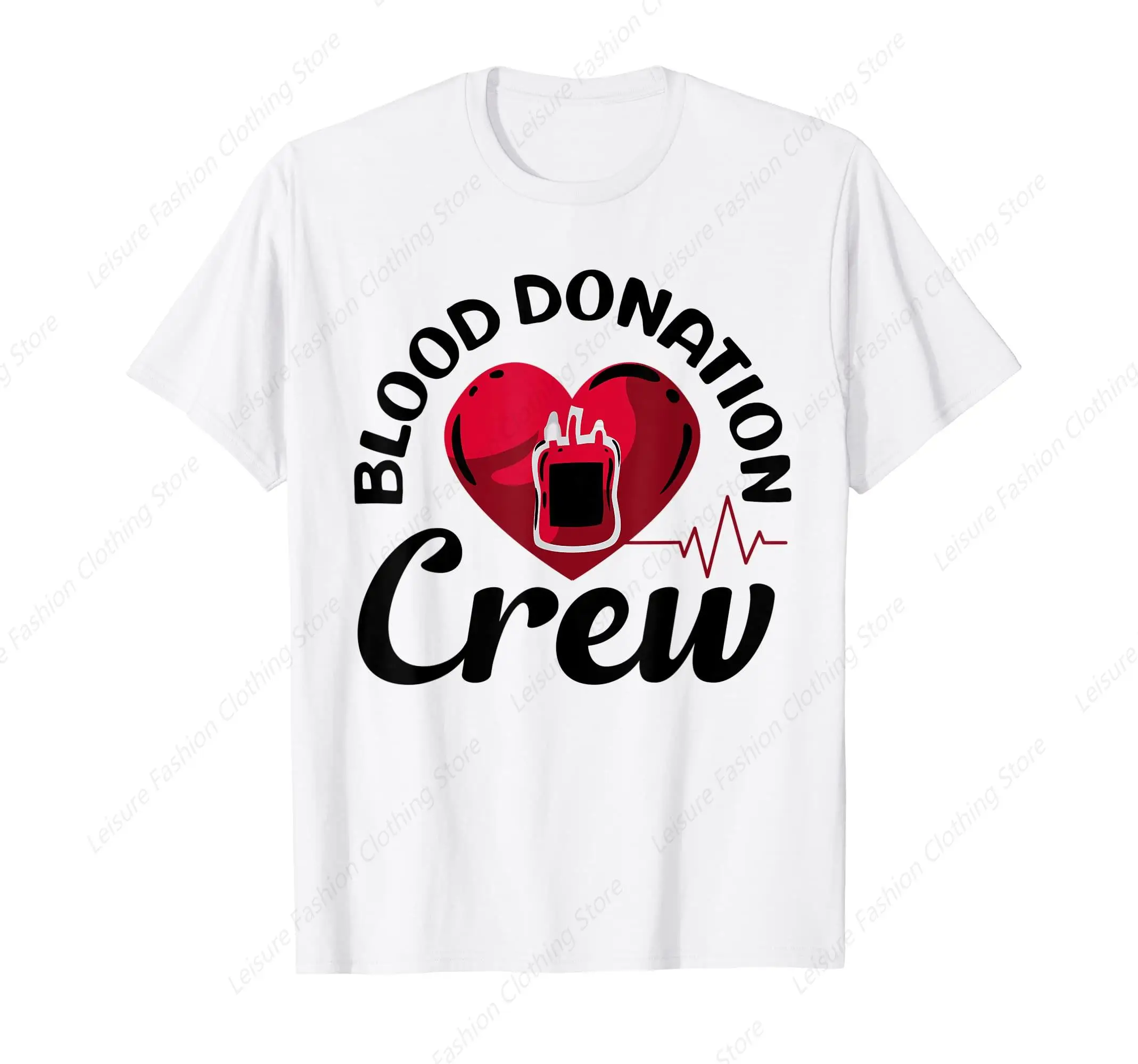 World Blood Donor Day Blood Donation Awareness Crew T-Shirt