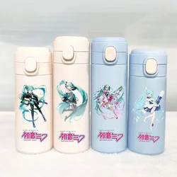 Hatsune Miku Vacuum Cup Thermal Cup Sports Water Bottle Outdoor Stainless Steel Bottle Kids Drinking Portable Large Capacity