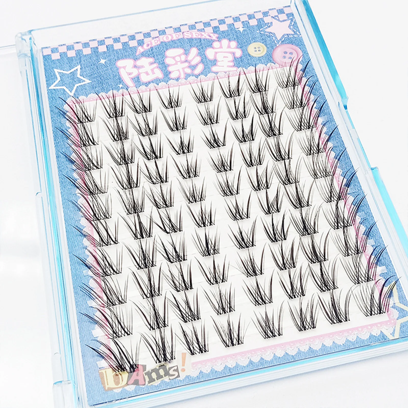 DIY Lash Extensions Natuurlijke Zachte Valse Wimpers Koreaanse Stijl Individuele Cluster Wimpers Vossen Pluizige Wimper Make-up Accessoires