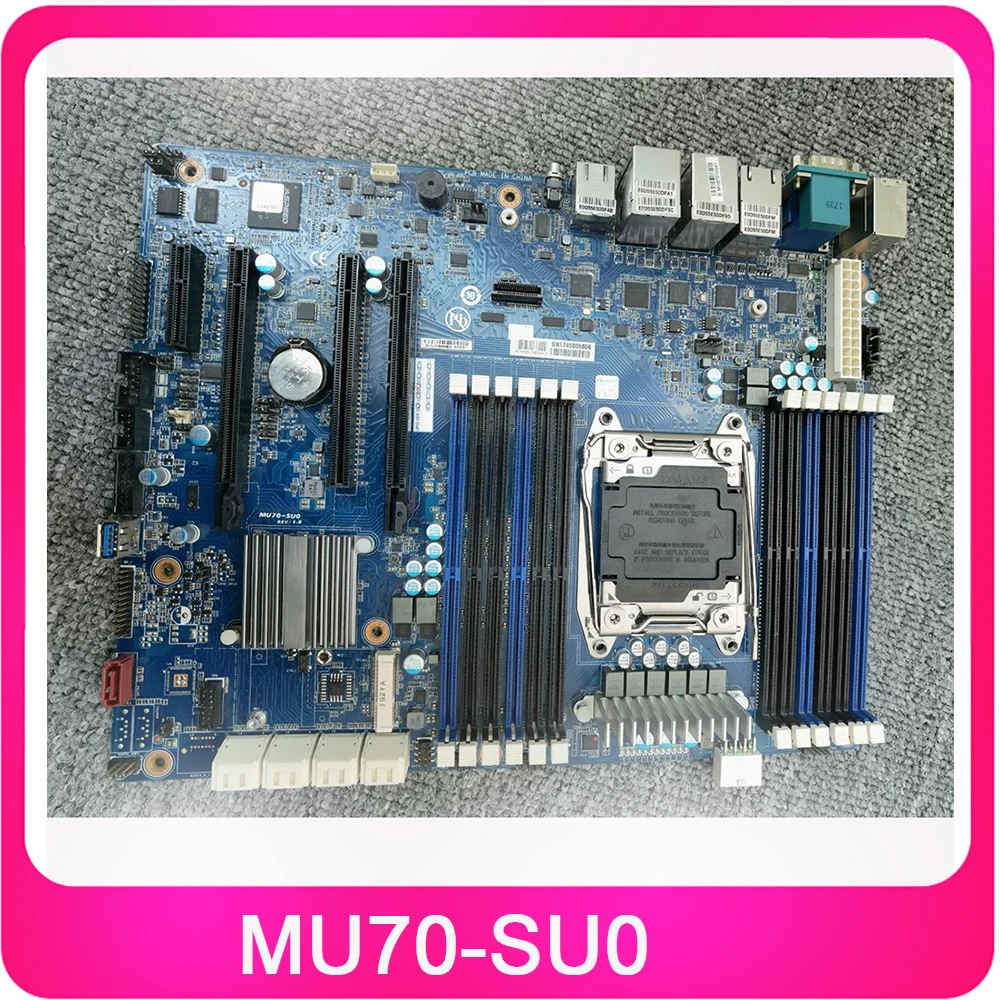 For Giga-byte Server Motherboard C612 BMC remote 4 Gigabit net-work card software NAS X99 MU70-SU0