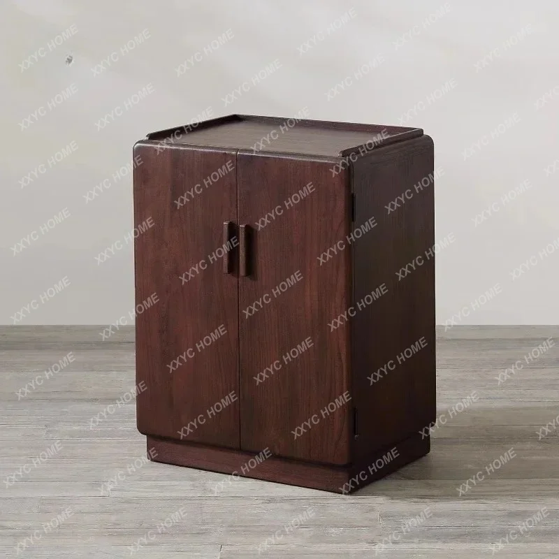 NN Retro Style  Antique Replica Solid Wood Old Double Door Tea Cabinet, Old Furniture Porch Locker