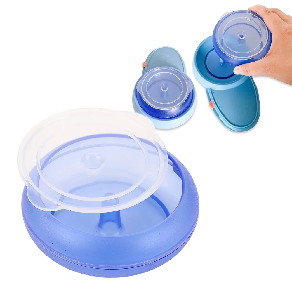 Durable Large Capacity Bead Loader Bowl Plastic Clamshell Design Bead Spinner Bowl DIY Beading Tool Jewelry Making