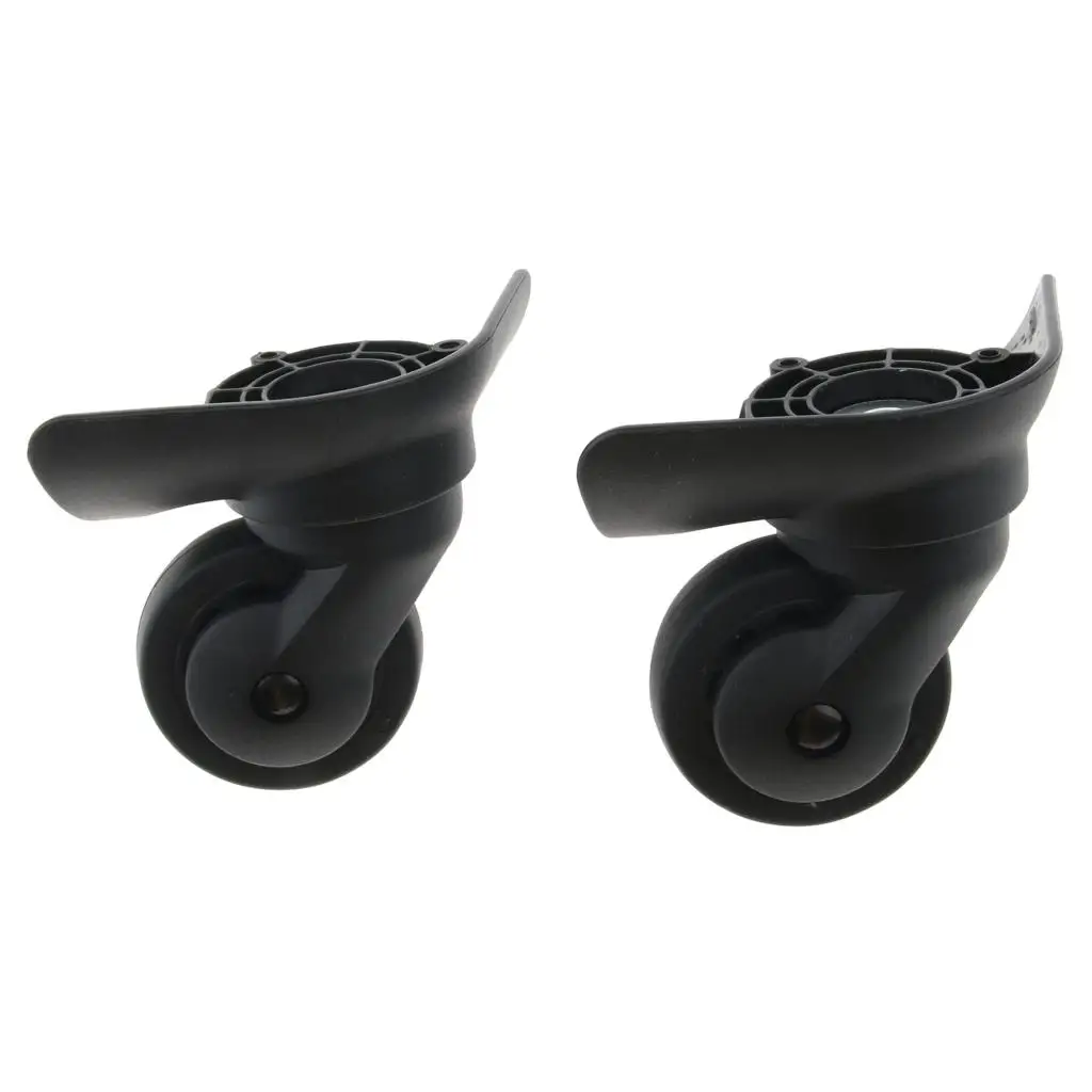 2 Pieces Luggage Mute Wheel Universal 360 Degree Swivel Casters 53