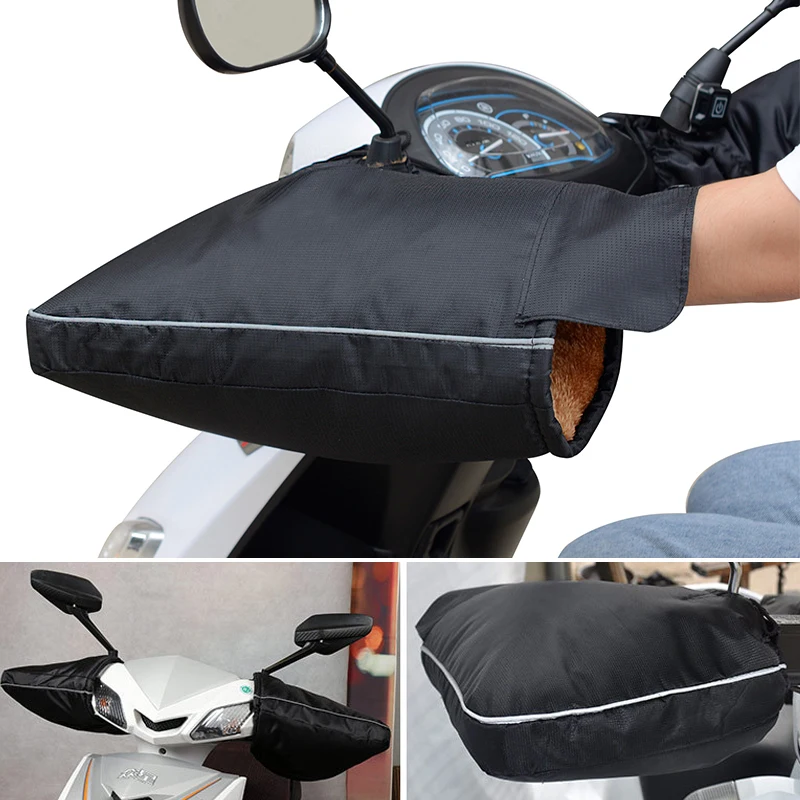 1Pair Motorcycle Handlebar Muffs Winter Cycling Gloves Waterproof For Honda Cb125r Cb190r Cb250r Cb650r Cb500x Cb500f Cb1000r Cb
