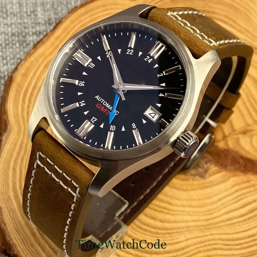 Tandorio Diving Automatic Men's Watch NH34 Movt 39mm Sapphire Glass Black Dial