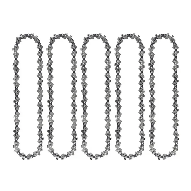 

A25F-(5 PACK) 6 Inch Mini Chainsaw Chain Replacement for Cordless Electric Portable All 6 Inch Mini Chainsaw Guide Saw Chain