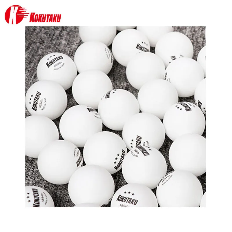 Kokutaku 3 Star Table Tennis Balls ABS40+ New Material Plastic Ping Pong Balls for Professional Game Training