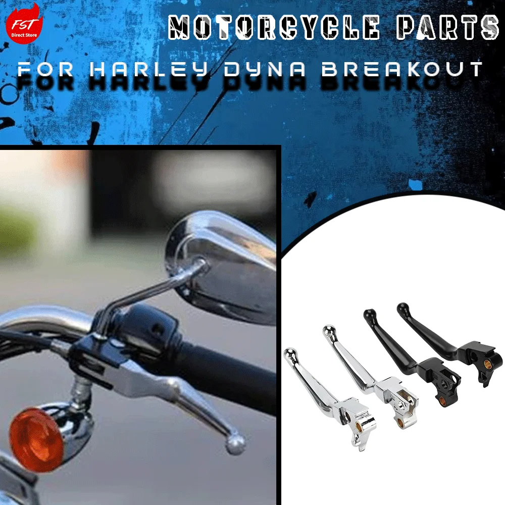 

For Clutch & Brake Levers for Harley Dyna Breakout, Softail Deluxe, Road King, Street Bob, Fat Boy