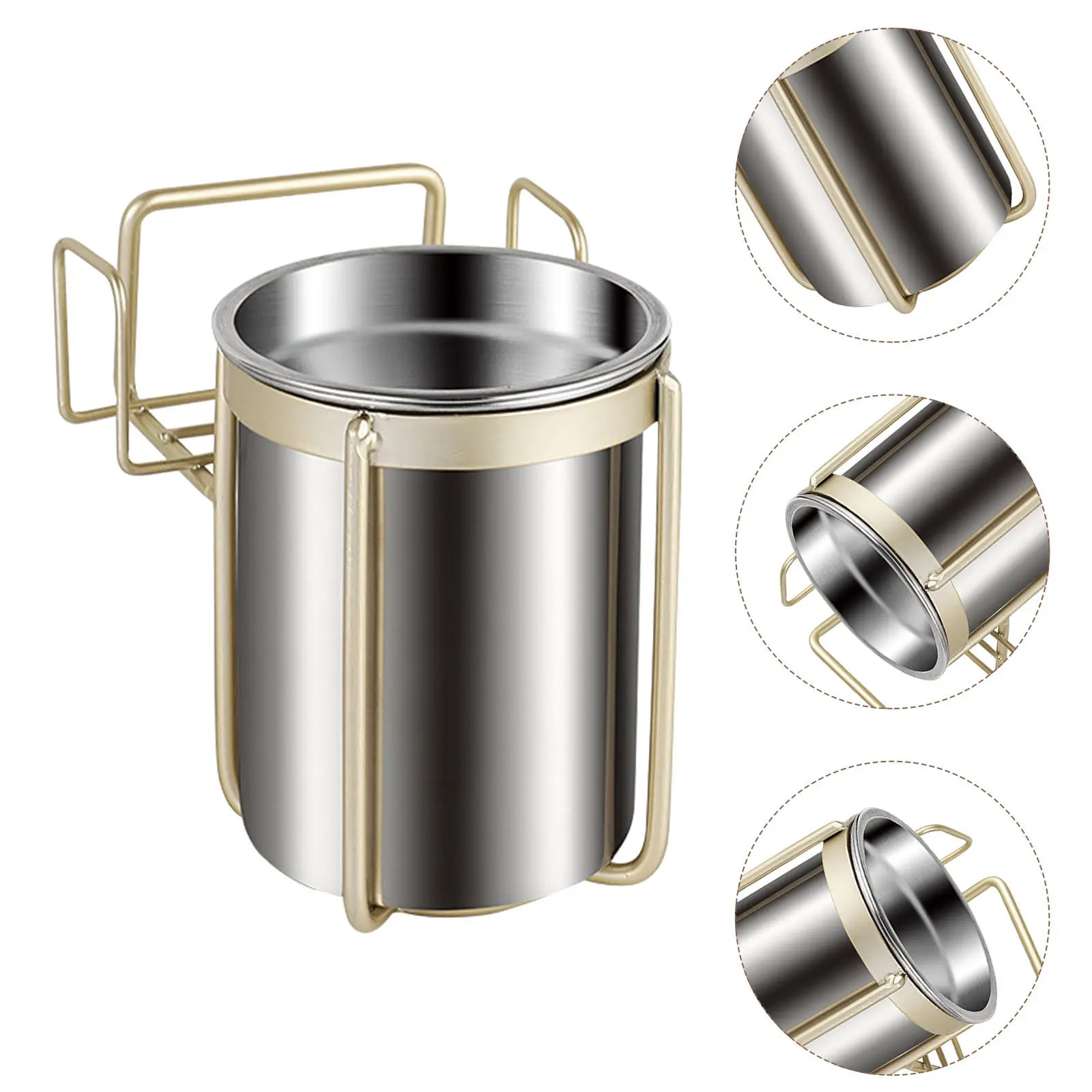 

Simple Vintage Astray Smoking Ashtray Delicate Decorative Cigarette Stainless Steel Household