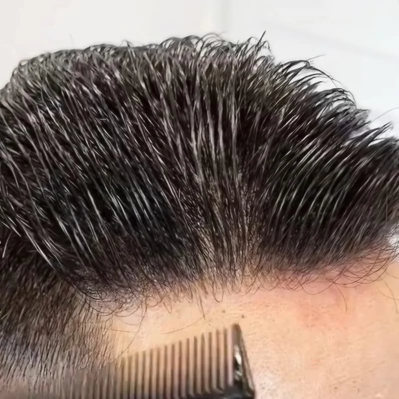 

Австралийский 6-дюймовый мужской парик, мягкий кружевной и мужской парик из искусственной кожи, дышащая натуральная линия волос, парик из 100% человеческих волос, капиллярный протез, замена