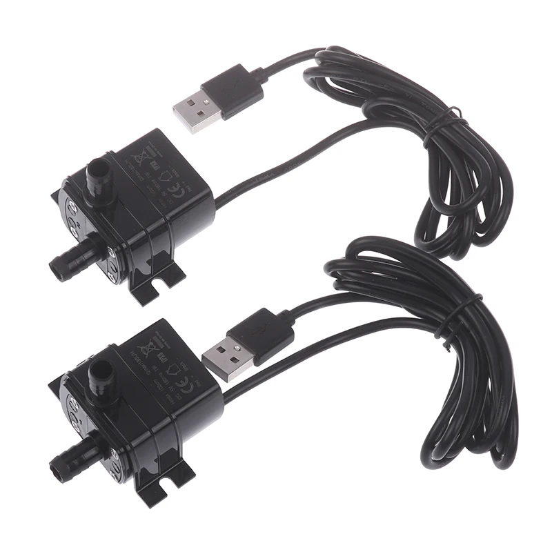 USB water pump 5V 1W 130L/H lifting 100CM diving fountain aquarium circulation micro water pump ultra quiet brushless DC