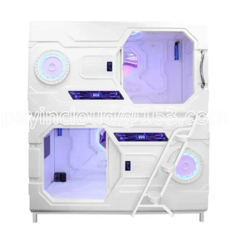 Japan Capsule Hotel Bed Sleeping Box Space Pod Folding Bunk For Hostel Airport Dormitory CustomizedCD