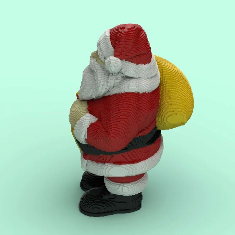 26785 قطعة MOC كبيرة جدًا سانتا كلوز نموذج موسمي اللبنات هدايا عيد الميلاد العمارة تجميع اللعب لتقوم بها بنفسك الطوب للأطفال