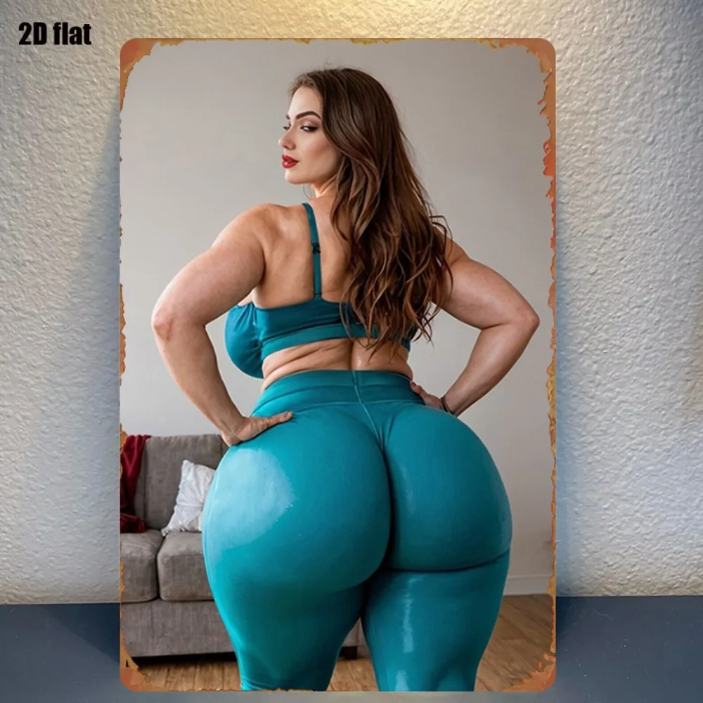 Chic Womens Wall Decor 8x12 Inch Iron Sign for Home Room Bar Garden Metal Art Birthday Gift