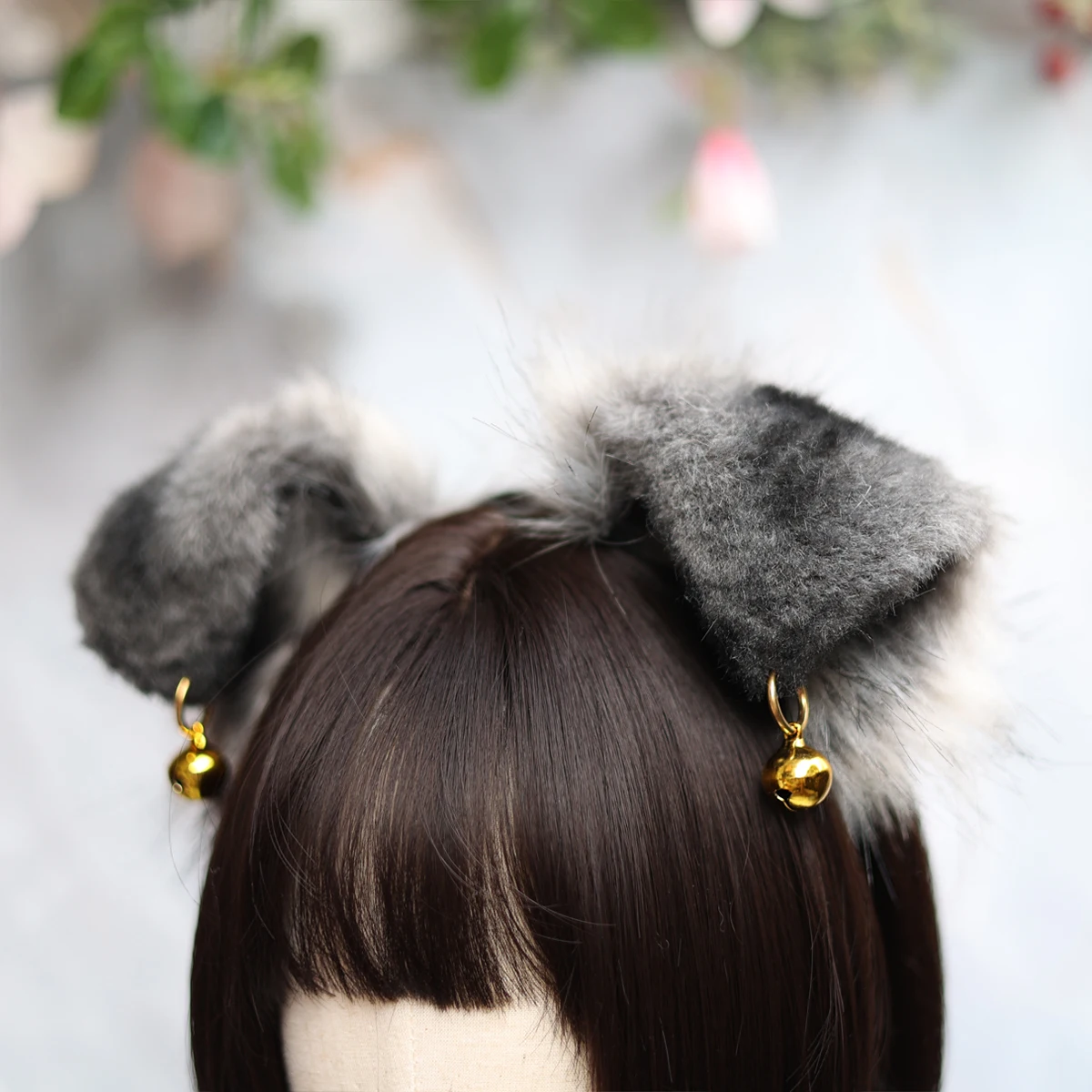 Handmade Custom Shepherd Dog Animal Hand Made Animal Ear Dog Ear Gray Wolf KC Hair Accessories Hair Hoop Halloween Wig Accessori