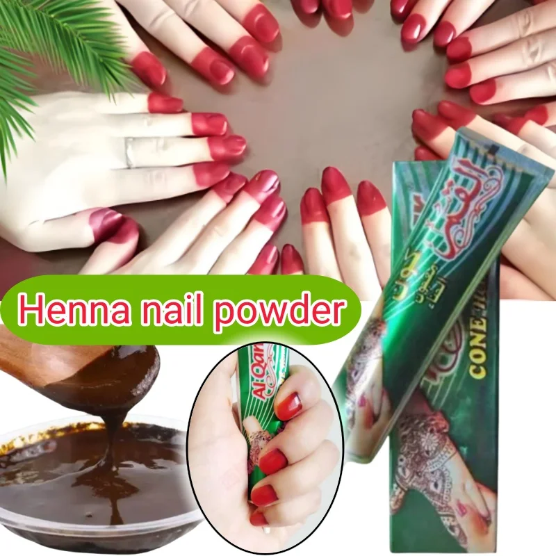 

Чистая натуральная растительная хна удаляет водостойкий и долговечный порошок хны 6 г