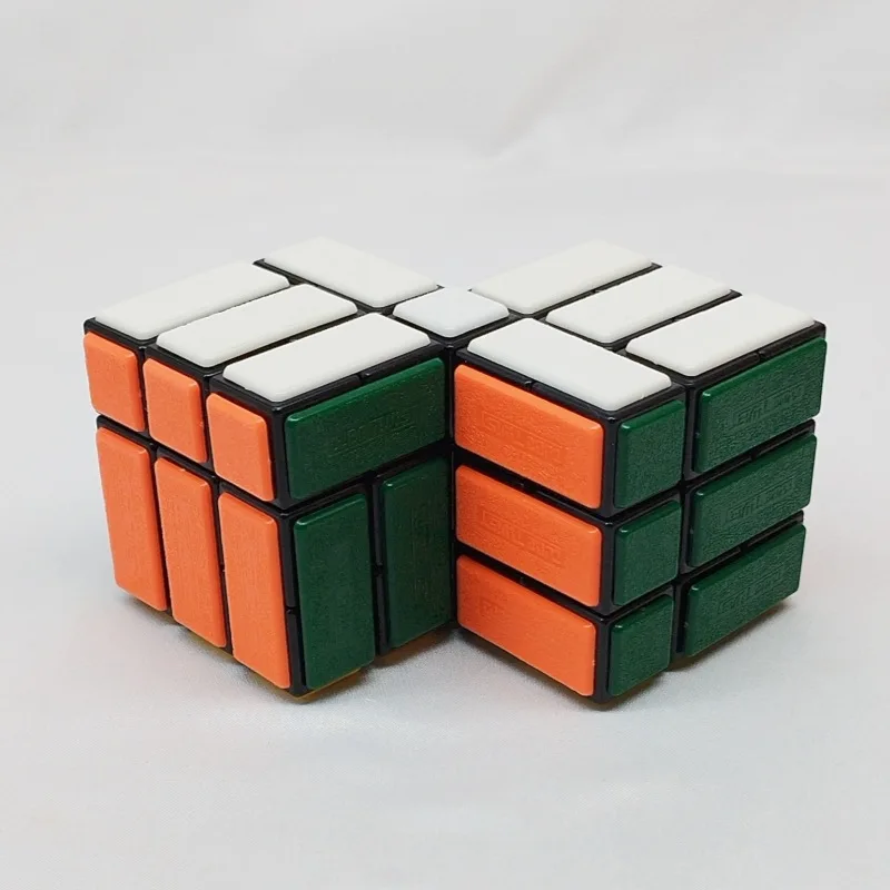 [نافذة] مكعب بيكيوب مزدوج متصل 3x3 مكعب سحري ملزم متصل دوران محدود مكعب لعبة ألغاز تحدي الصعوبة
