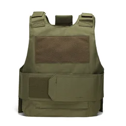 Militar colete tático com Nylon Plate Carrier, Body Armor, Exército à prova de balas ou colete blindado, Airsoft Equipamento, Peito Rig, 800D